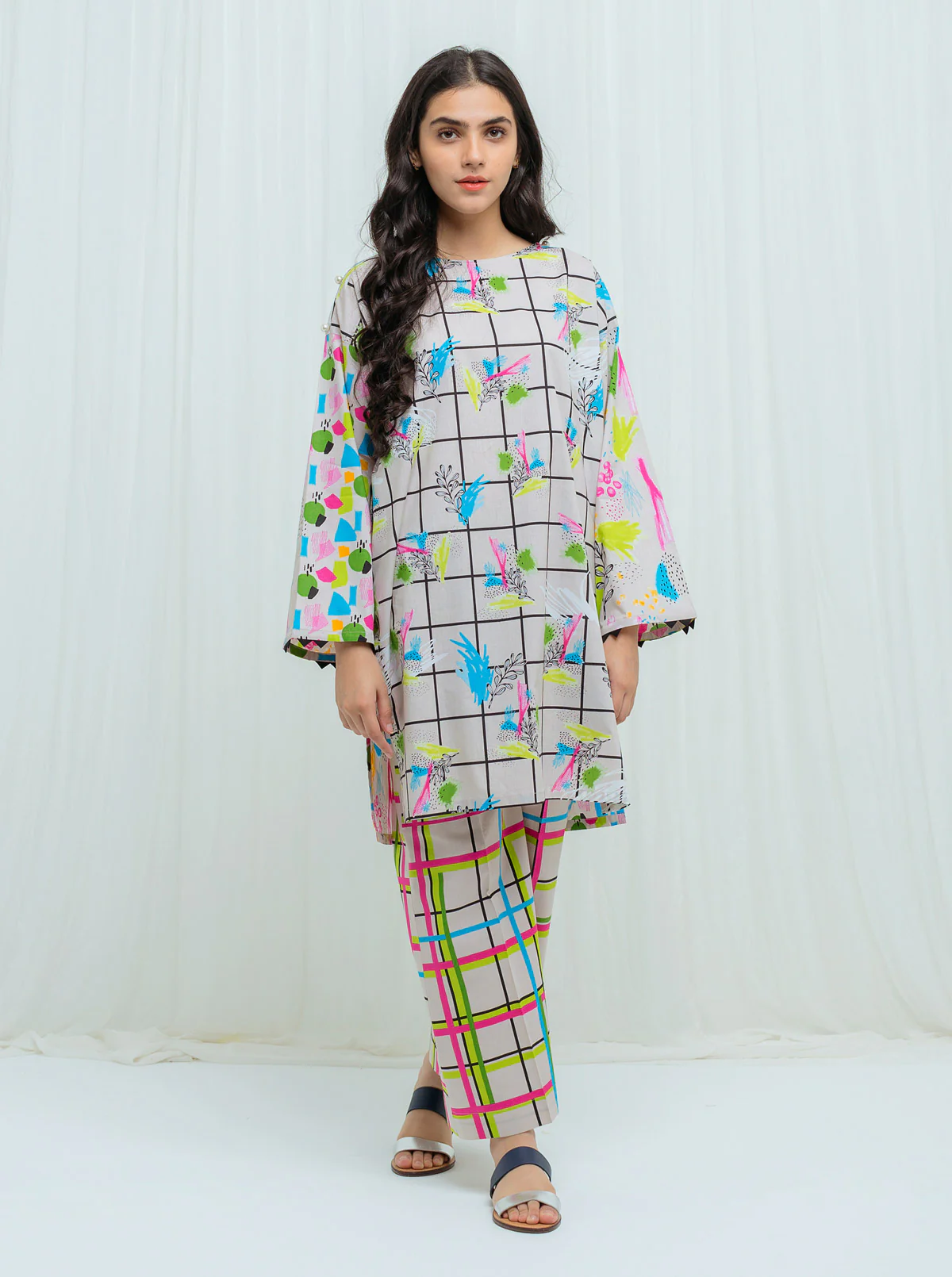 Ethereal Color -Printed-2P (UNSTITCHED)