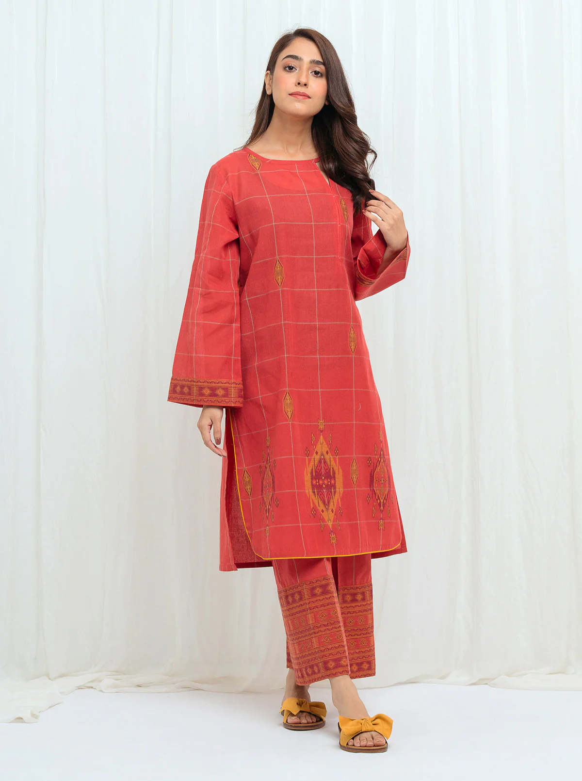 Coral Huse -Jacquard-2P