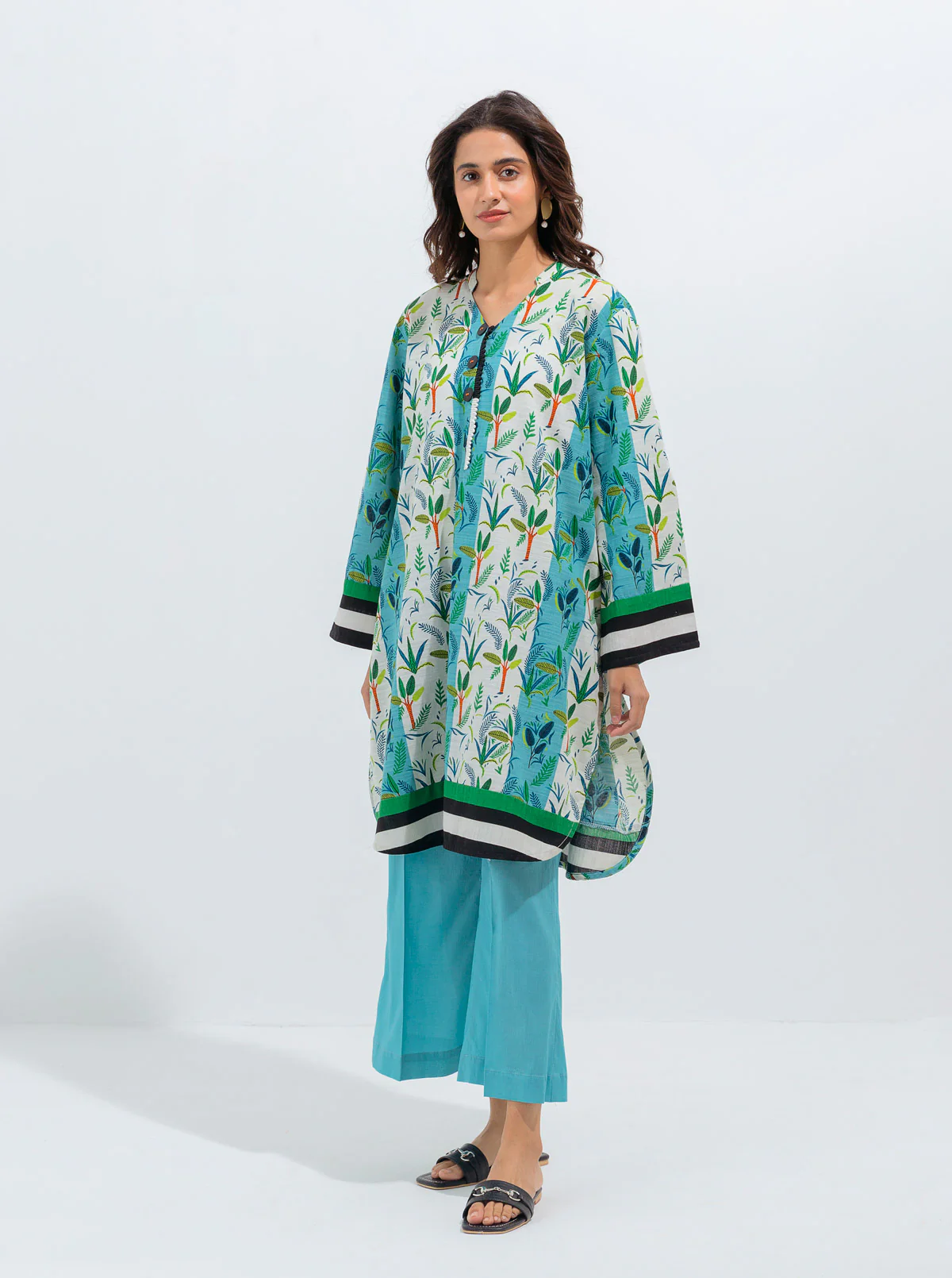 TROPICAL SPECTRUM-PRINTED-2P (UNSTITCHED)