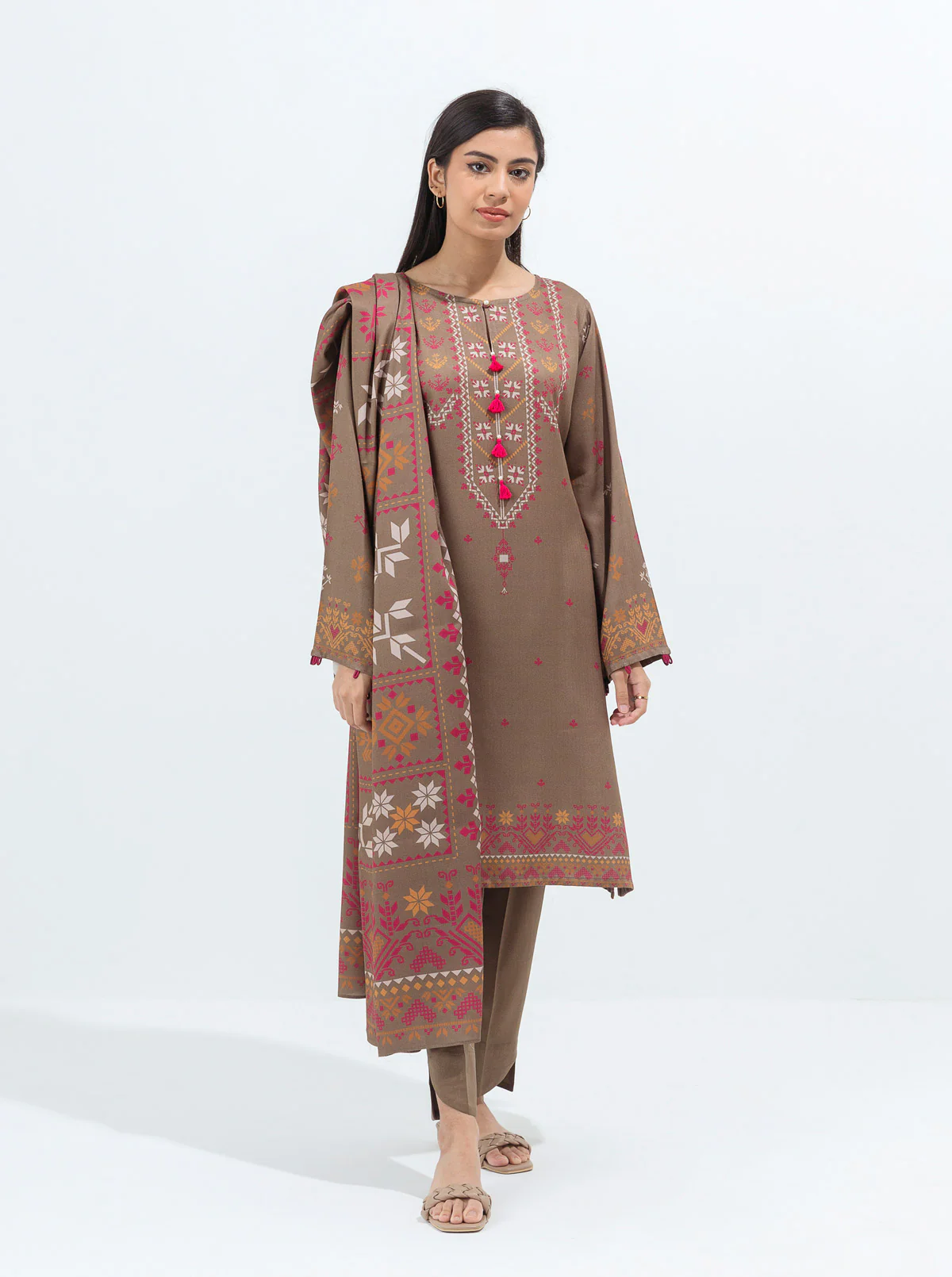 ETHNIC FUNK-PRINTED -2P (UNSTITCHED)