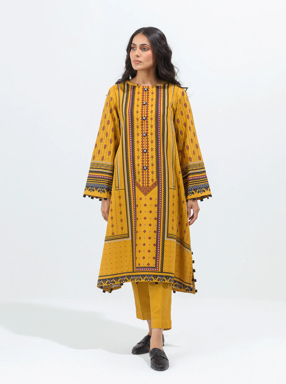 SAFFRON SECRET-PRINTED-2P (UNSTITCHED)