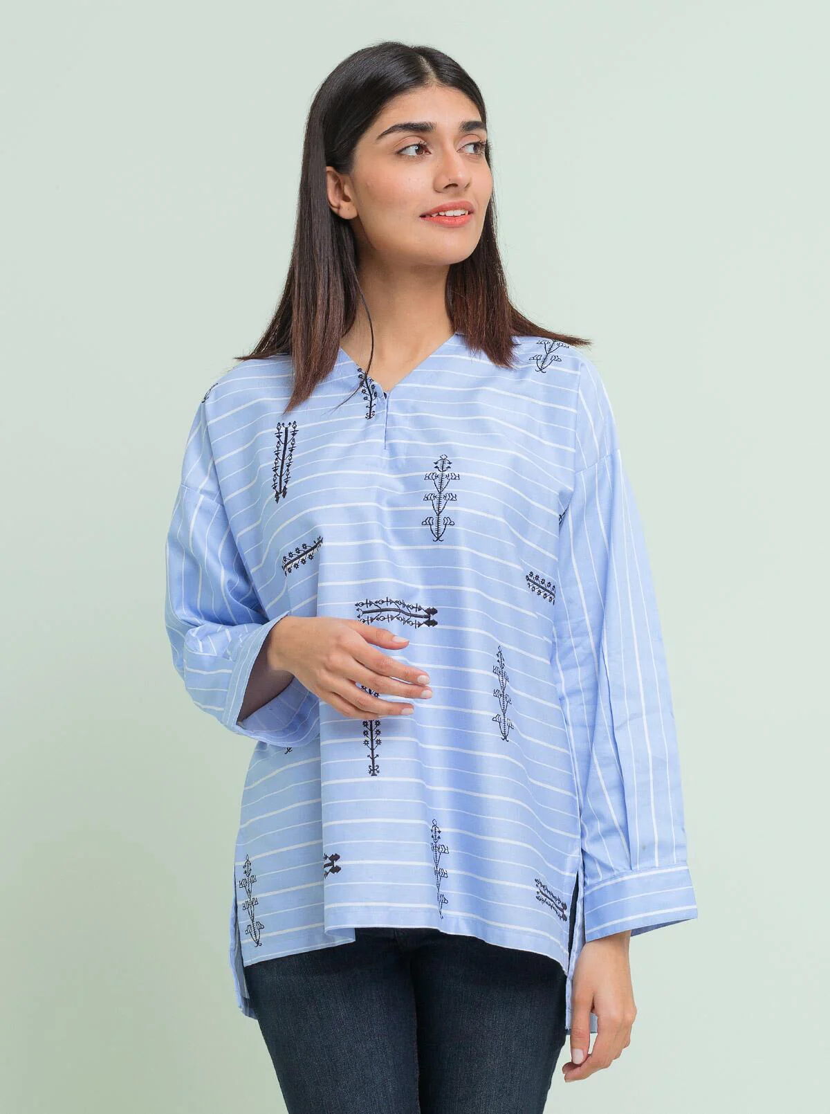 POPLIN TOP