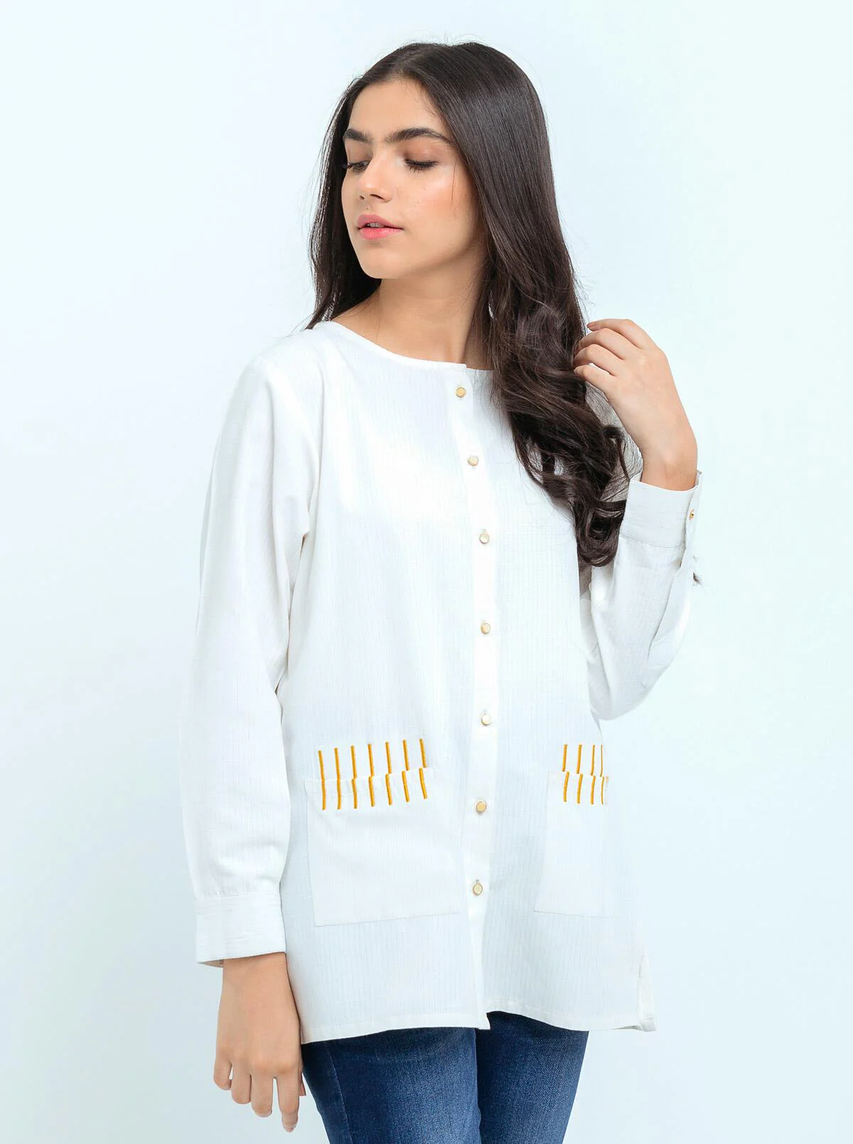 TEXTURE COTTON TOP