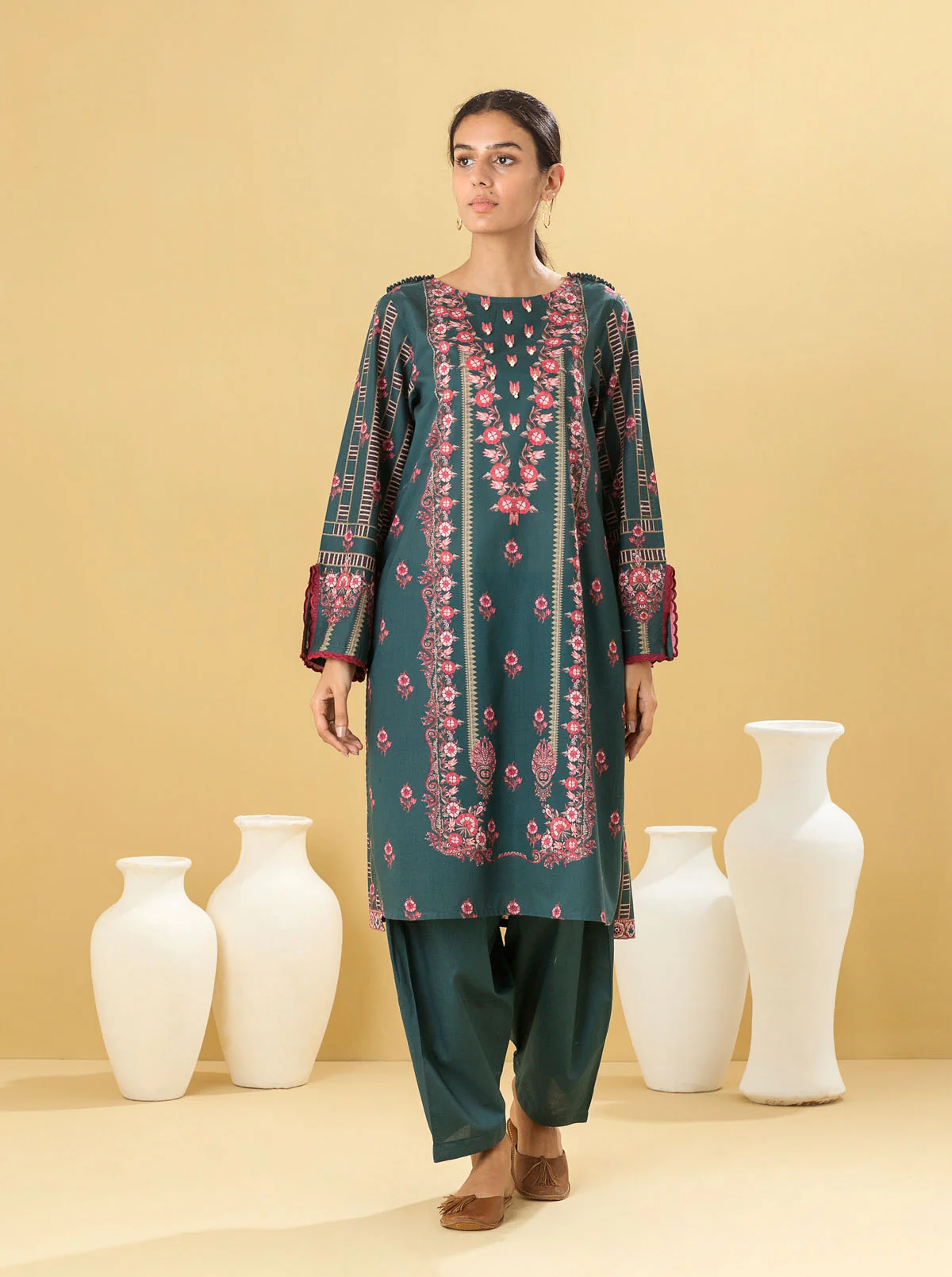 1 PIECE - PRINTED LAWN SHIRT - DREAMY HAZE
